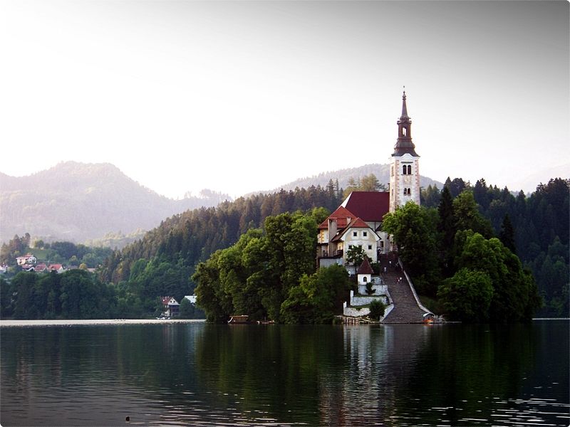 Try to  begin one of your visits to Slovenia on Lake Bled. Lake Bled with its fairytale-like, picturesque background attracts thousands of visitors each year.